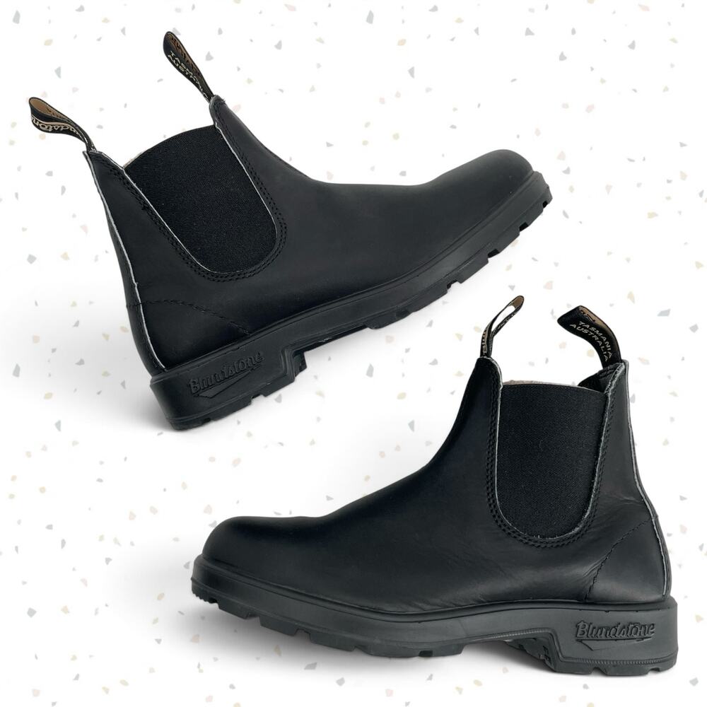 Blundstone 510 Black Leather Chelsea Work Field Boot Gorpcore Unisex AU Size 4.5